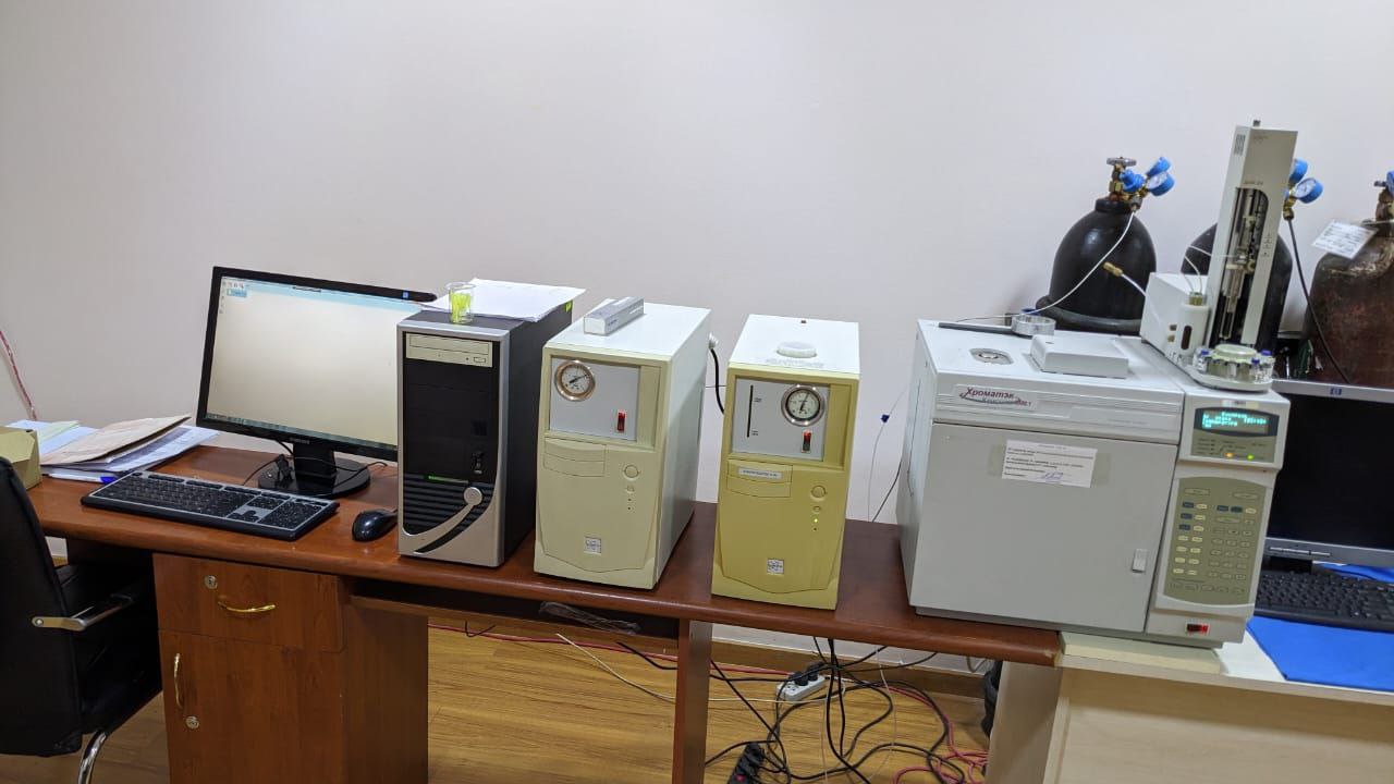Участок подготовки образцов в лаборатории EXTRALAB